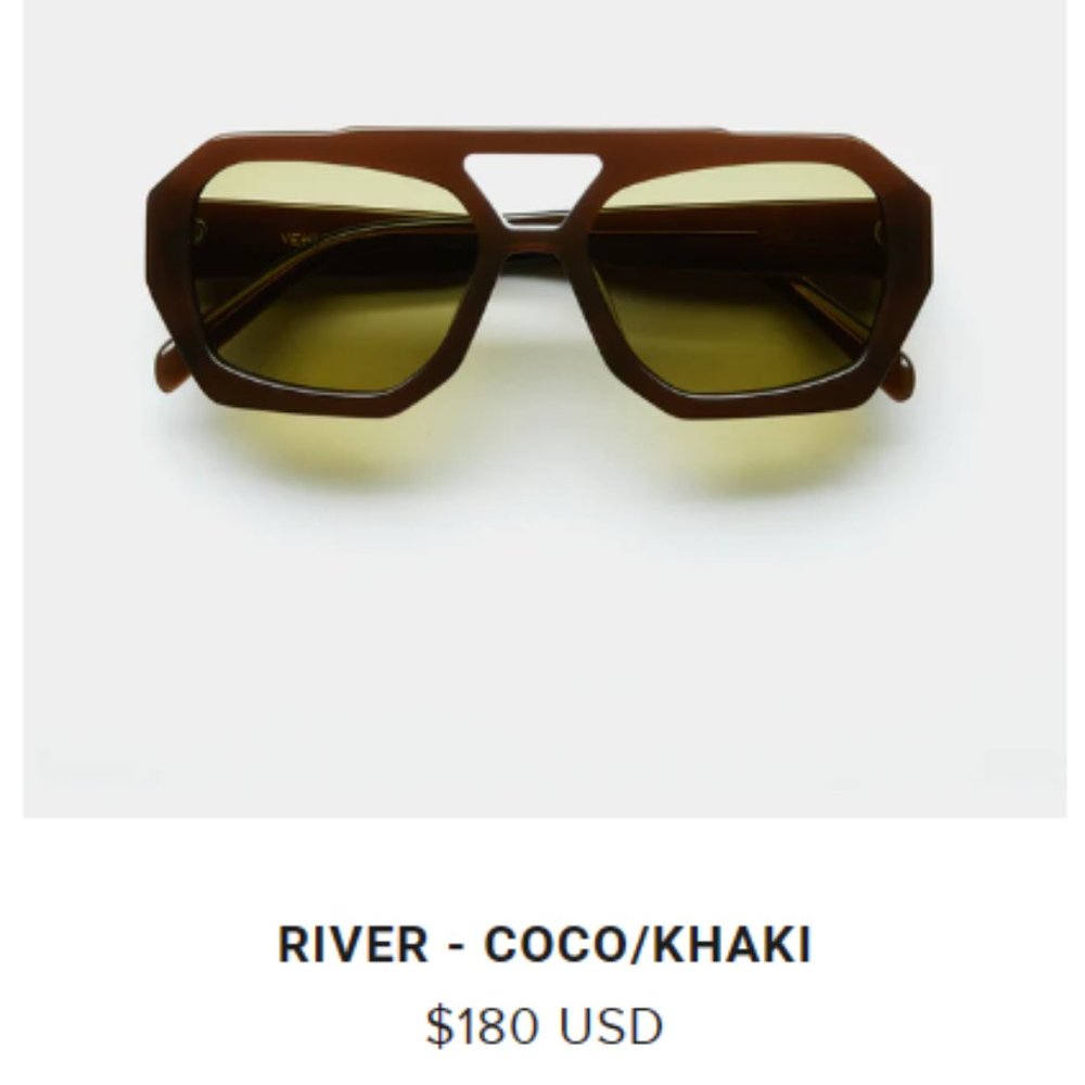 VEHLA Sunglasses - River, Coco/Khaki